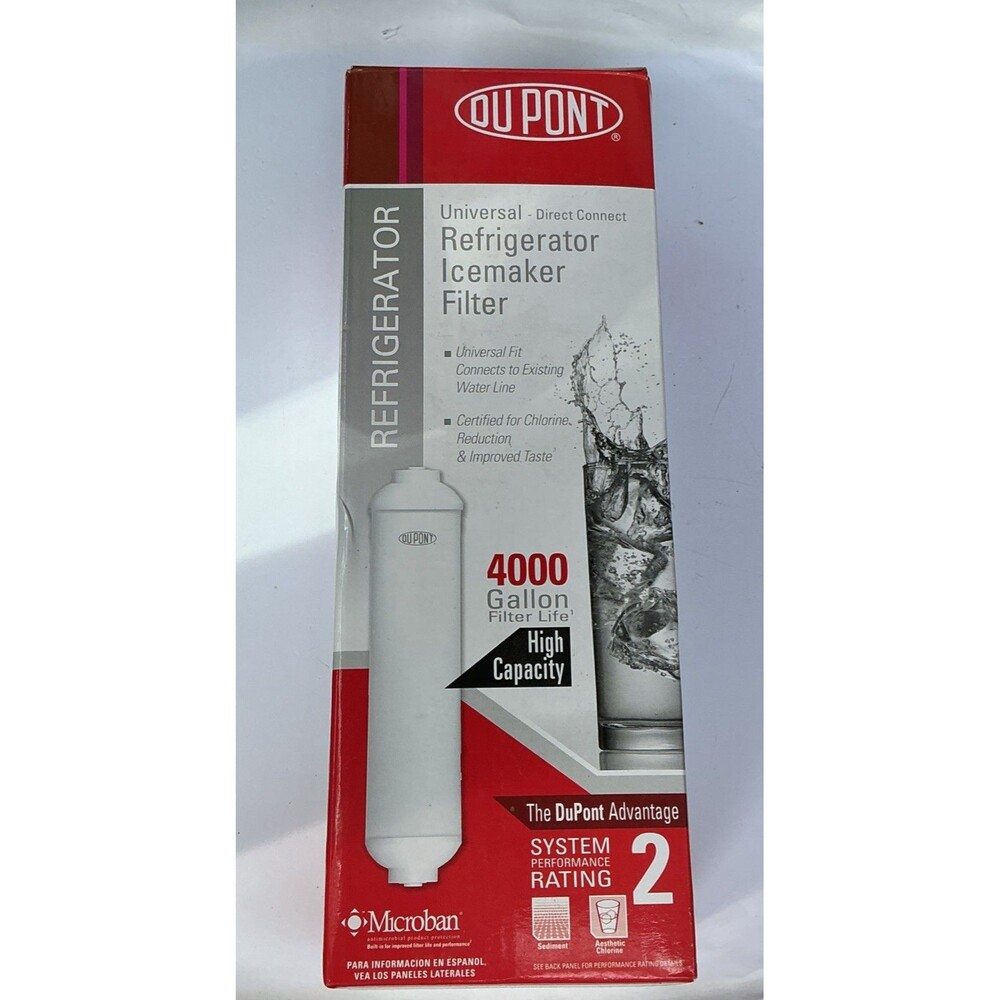 DuPont Universal Direct Connect Refrigerator Ice Maker Filter Model WFIR200 NEW